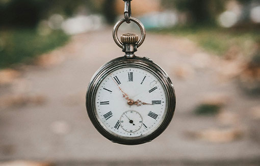 A old fashioned style pocket watch