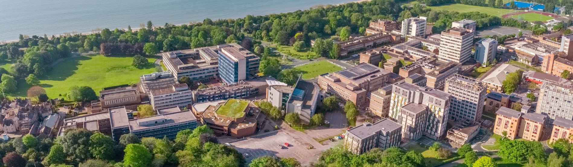 Aerial shot of Singleton Campus