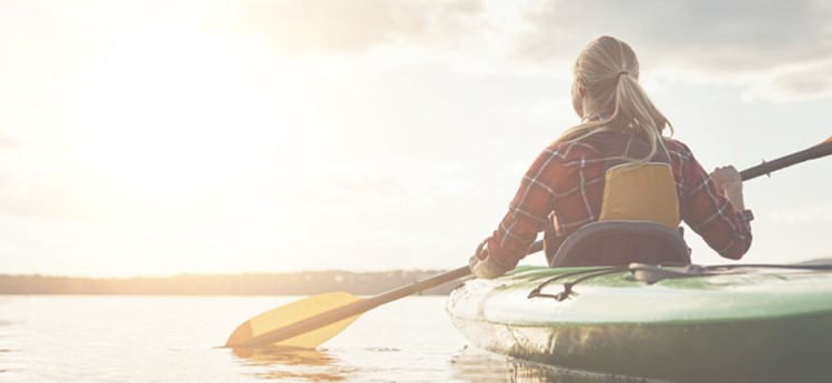 Person on kayak