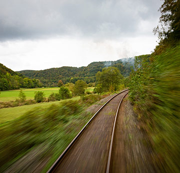 Speeding train