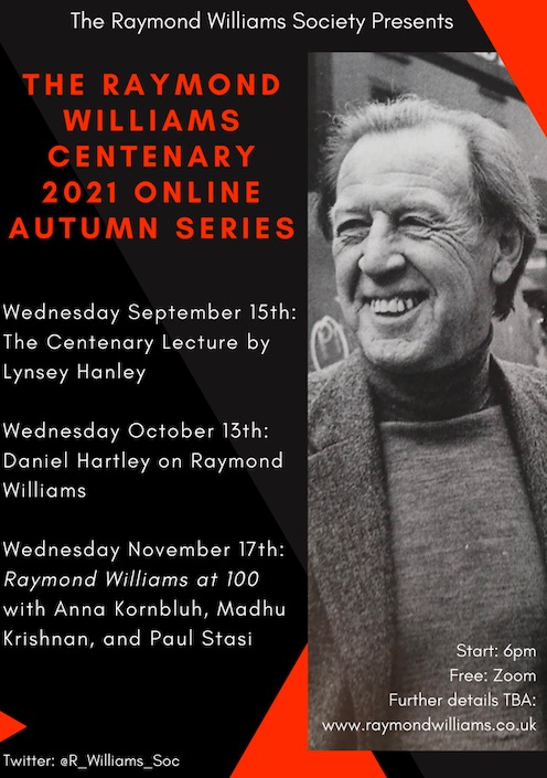 This is an image of the Raymond Williams Autumn Series Poster