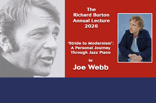 Image of bust of Richard Burton (left) Joe Webb (right)