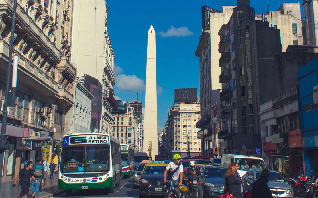 An image of the city in Argentina