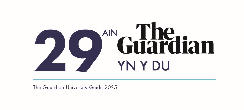 Logo dyfarniad Guardian University Guide 