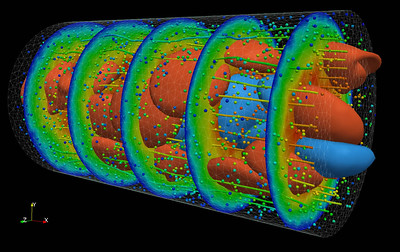 Blood flow visualised