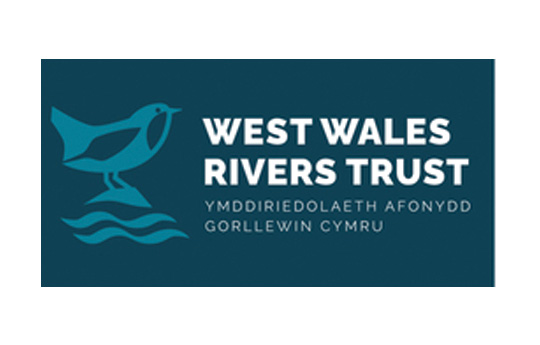 Logo Ymddiriedolaeth Afonydd Gorllewin Cymru