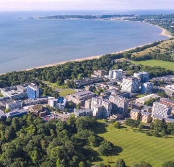 swansea singleton campus ariel shot