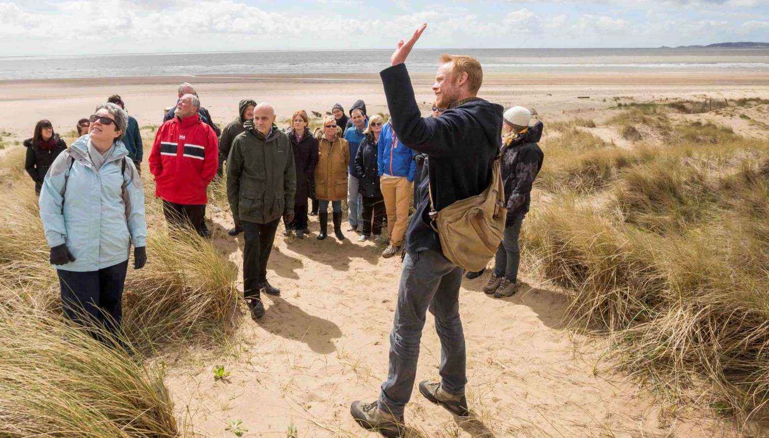 Guided beach walk at Bay Campus