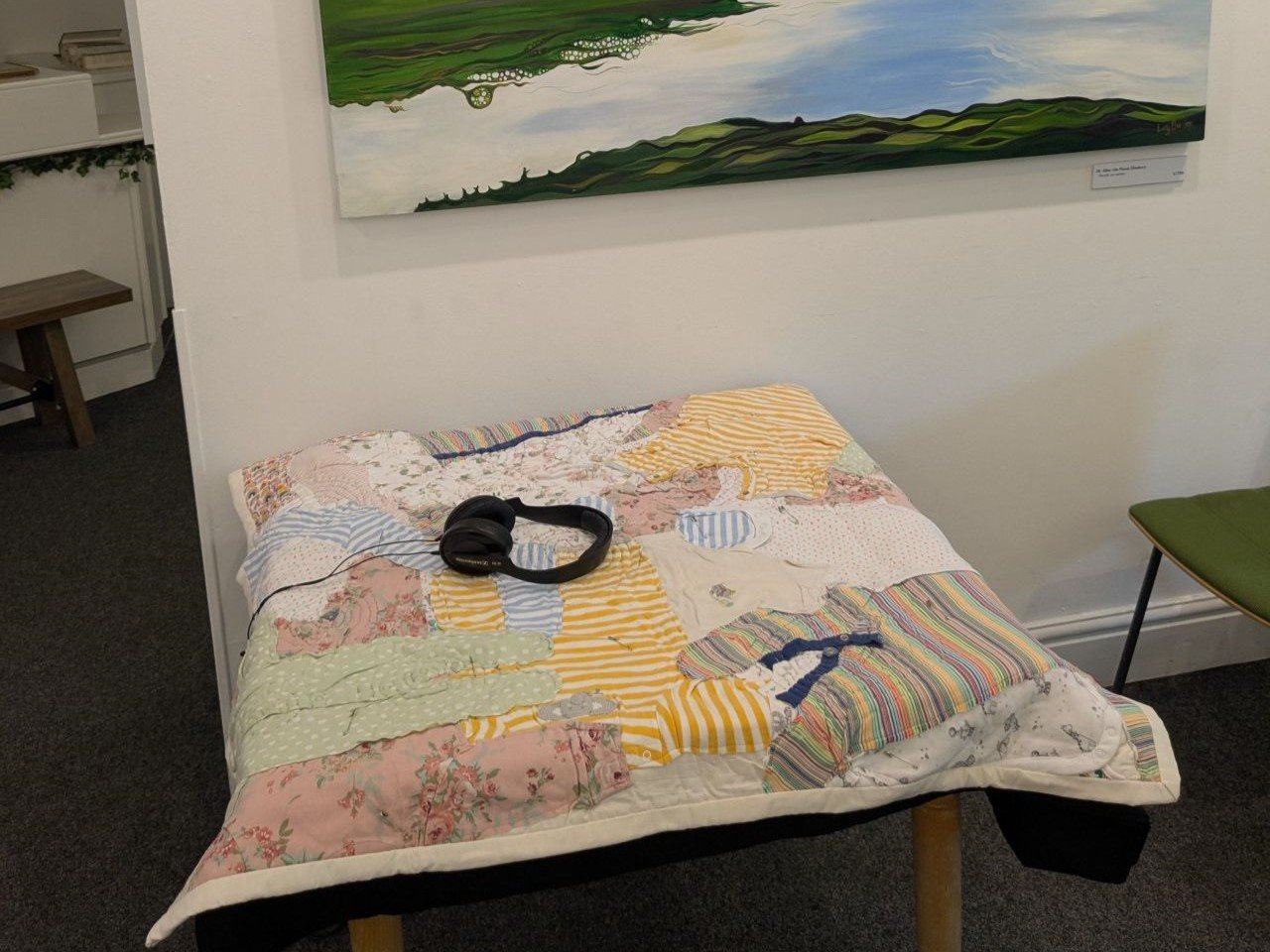 sheet on table