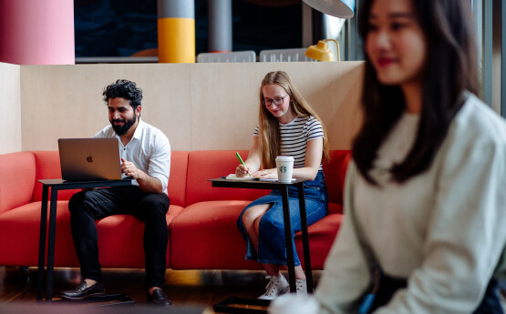 Students Studying.