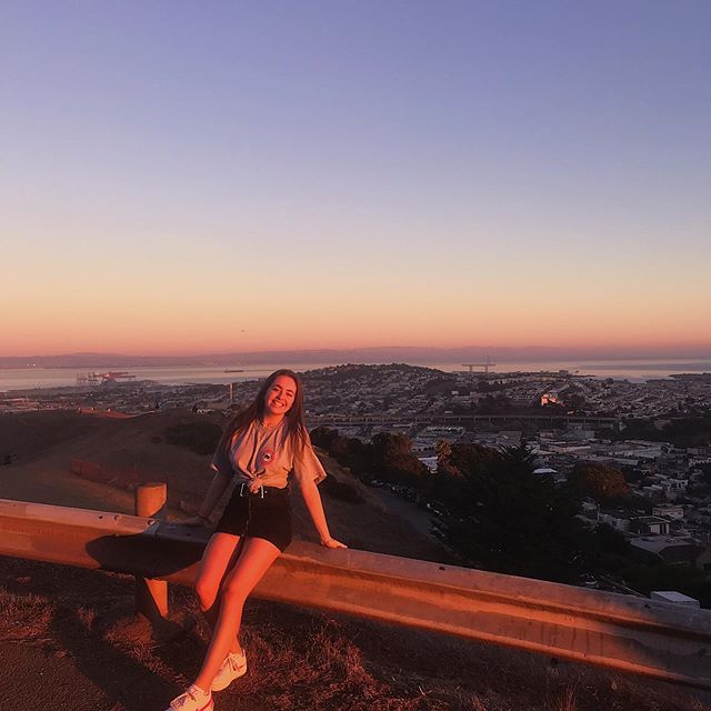 Student sat on bridge