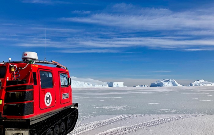 Haeglund - cerbyd ar gyfer ymchwil yn Antarctica