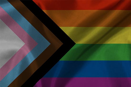 Baner LGBTQ+