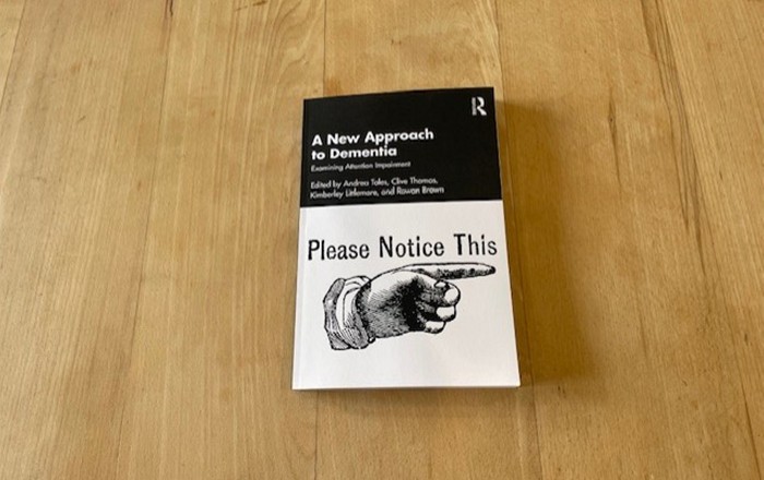 Llun o'r llyfr, A New Approach to Dementia: Examining Attention Impairment.