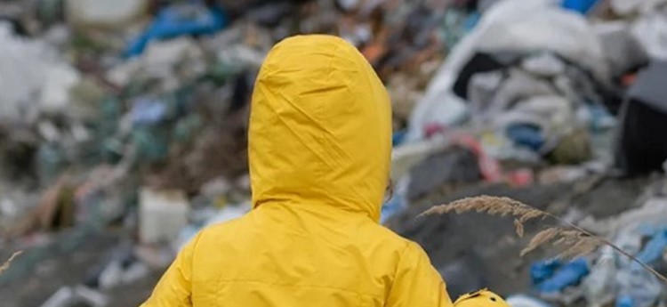 Child in anorak
