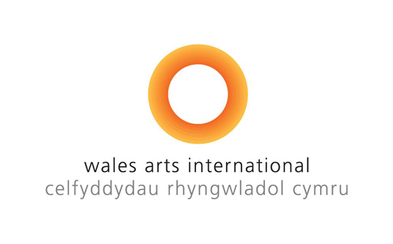 Logo Celfyddydau Rhyngwladol Cymru
