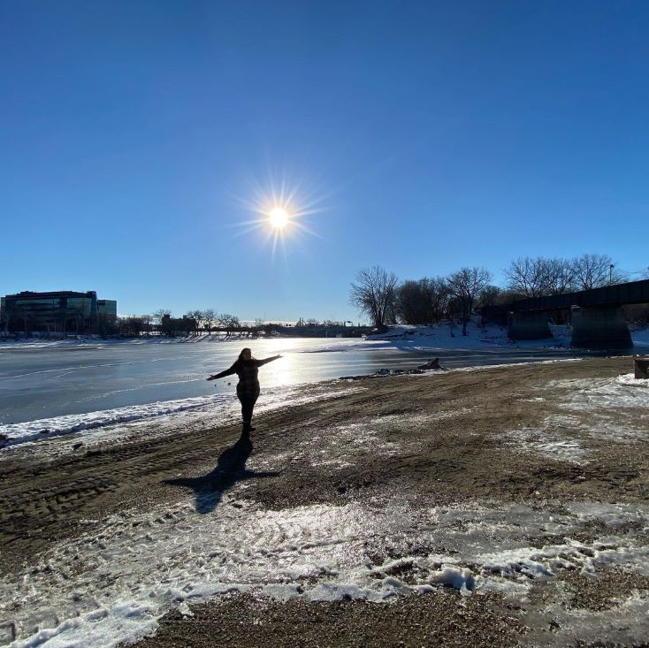 students on ice