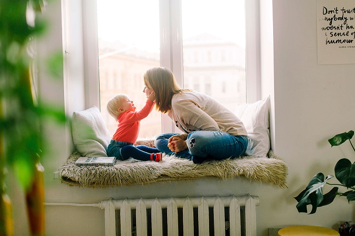 Baby and mum