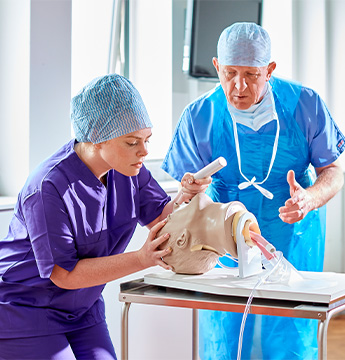 Two nursing students