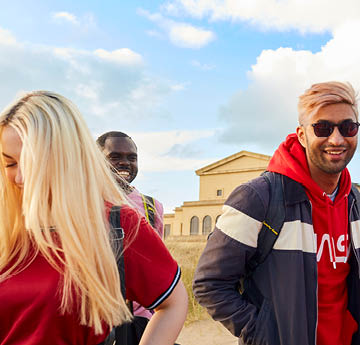 students smiling