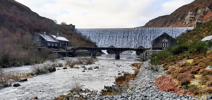 Picture shows the Caban Coch Dam, Elan Valley, Wales. Credit Sara Barrento.