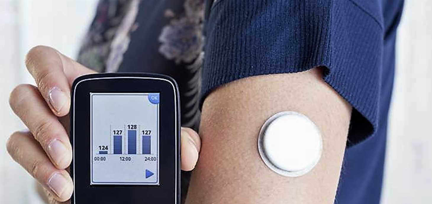 Glucose monitoring system - now available on the NHS or for purchase, so people can manage their glucose levels during exercise