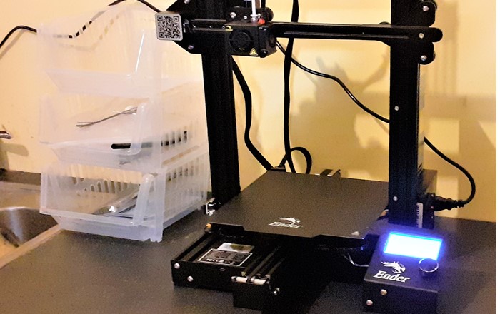 3D printer at home: these were sent to 70 students on loan