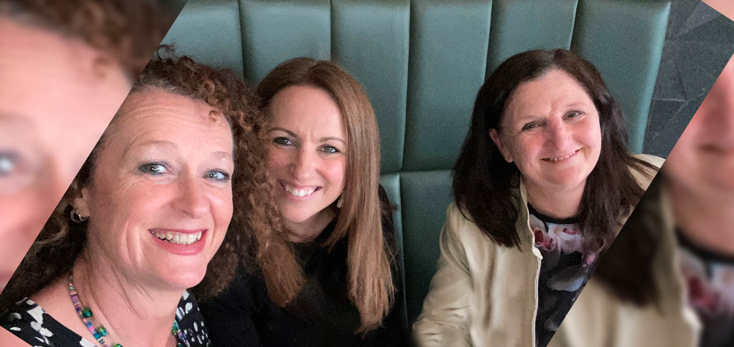 Pictured (L-R): Susie Moore, Lead Midwife for education and head of Midwifery Education, senior lecturer in midwifery, Lucy Evans, who was part of the development team and Nicky Court, Programme Director for the Midwifery degree.