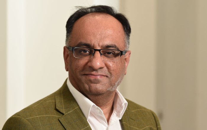 A head and shoulders shot of Professor Siraj Shaikh.