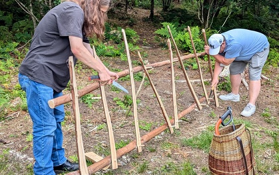 Greenwood activities at Craig Gwladus Country Park