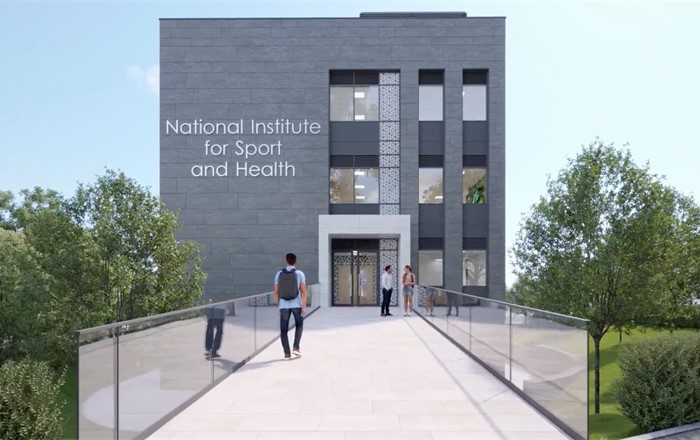 Image of exterior of the new NISH building.