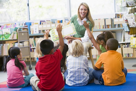 Children and teacher learning environment