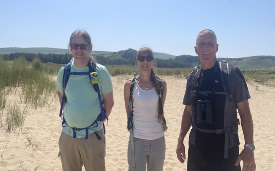 MSc Biodiversity and Conservation student films with BBC Wales