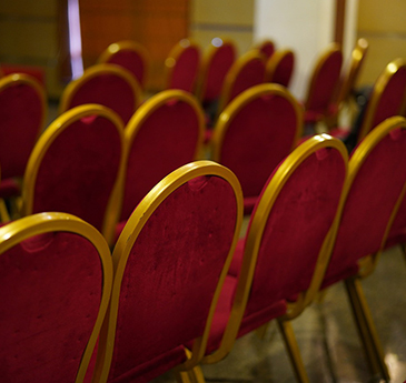 Rows of chairs