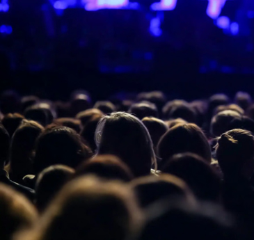 Heads and a stage