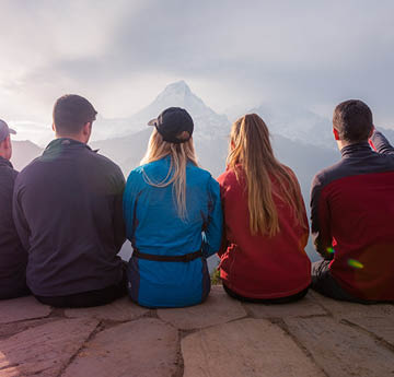 group of students in Nepal