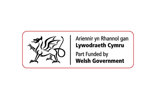 Part Funded by Welsh Government