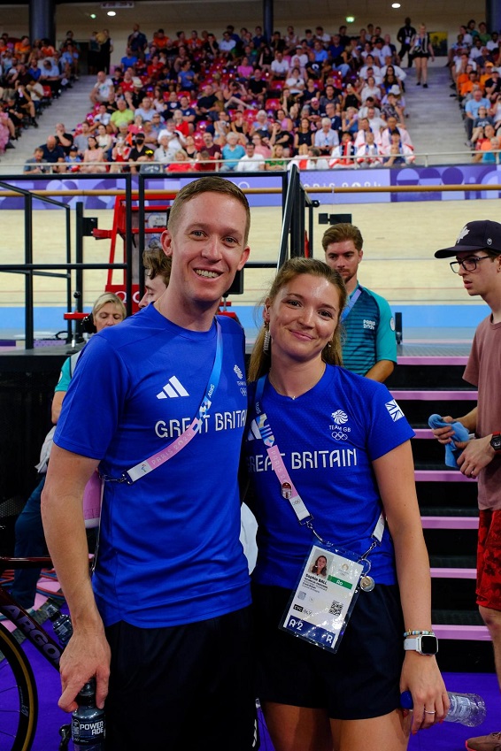 two people in Olympics