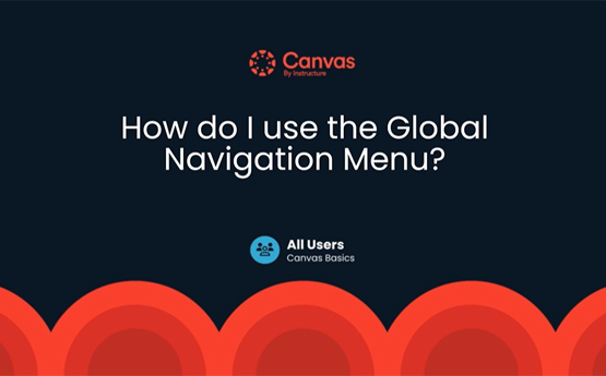 Canvas Global Navigation Menu