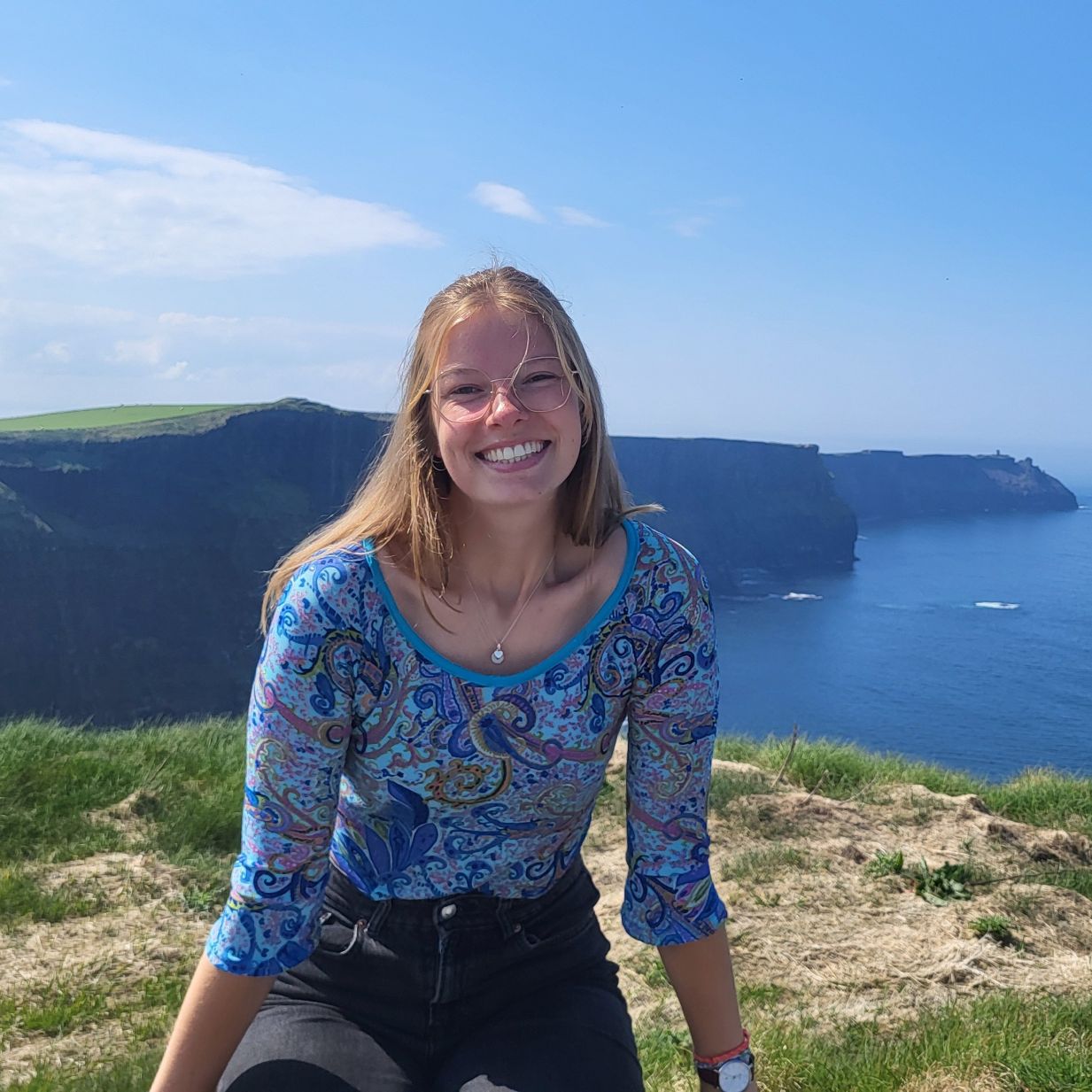 Luisa at Rhossili 