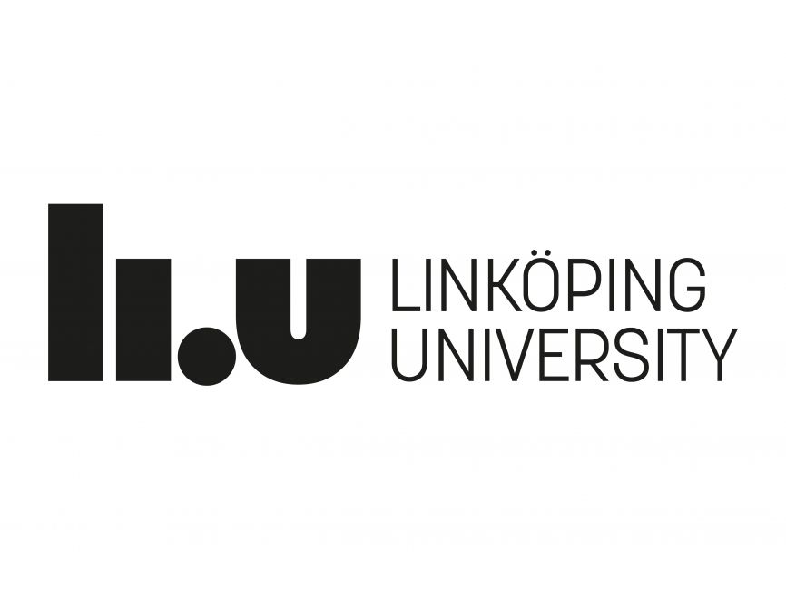 Linkoping university logo in black bold letters