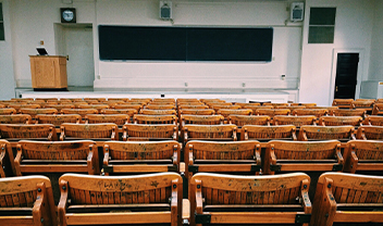 An empty lecture theater