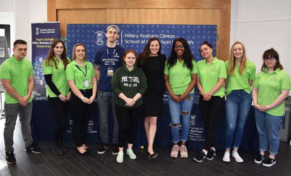 Student Ambassadors at a Law event